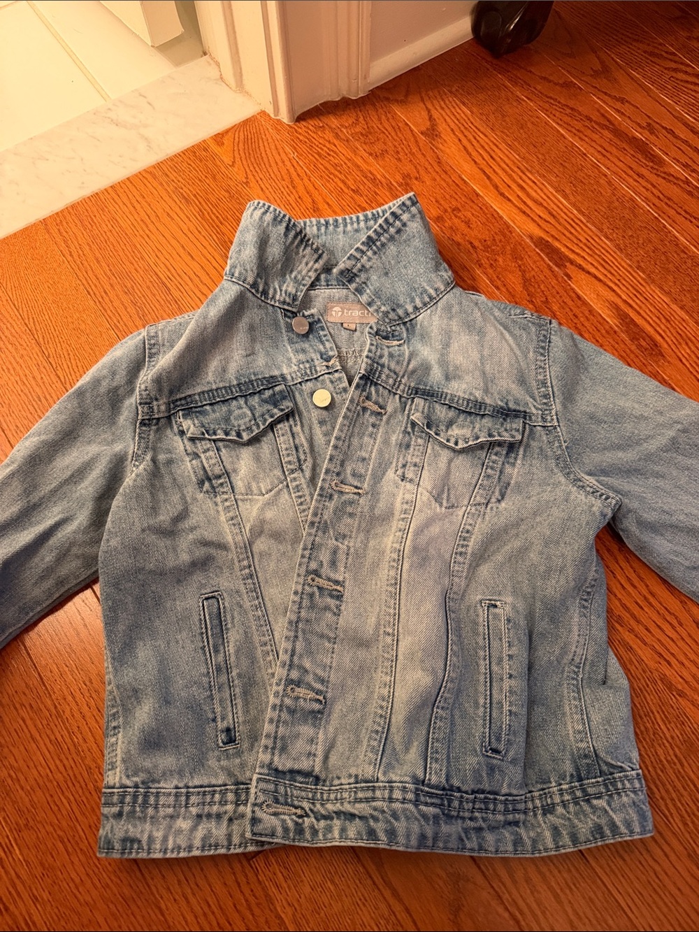 Tractr Light Blue Denim Jean Jacket for Kids